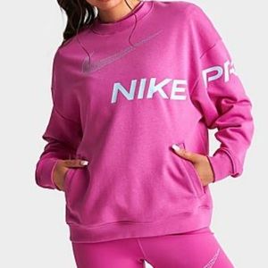 Nike Dri-Fit Get Fit Pro Crewneck Sweatshirt with Pockets